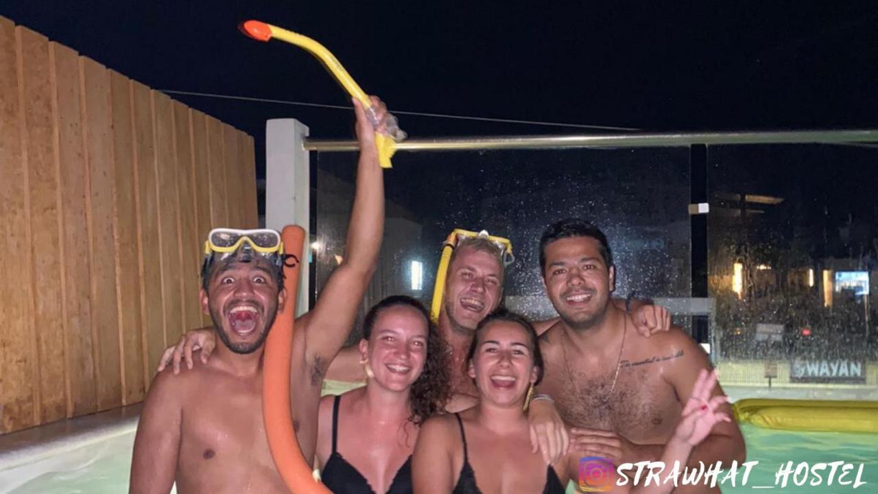 Straw Hat Hostel & Rooftop Bar Tulum Exterior foto