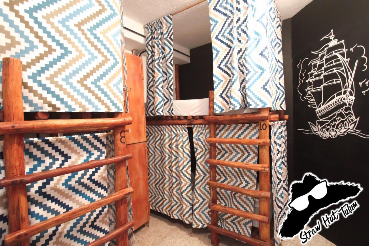 Straw Hat Hostel & Rooftop Bar Tulum Exterior foto